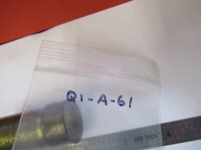 ANTIQUE BRASS EMPTY OBJECTIVE CAN E. LEITZ 1b MICROSCOPE PART AS PIC &Q1-A-61