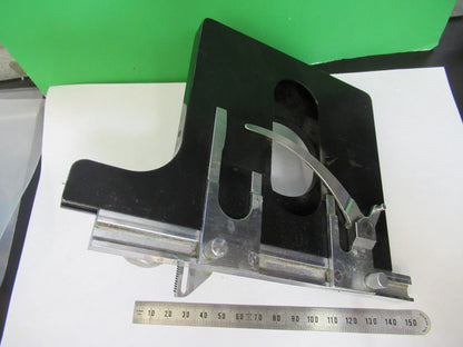 LEITZ GERMANY XY STAGE TABLE CLIPS MICROSCOPE PART AS PICTURED X4-A-26