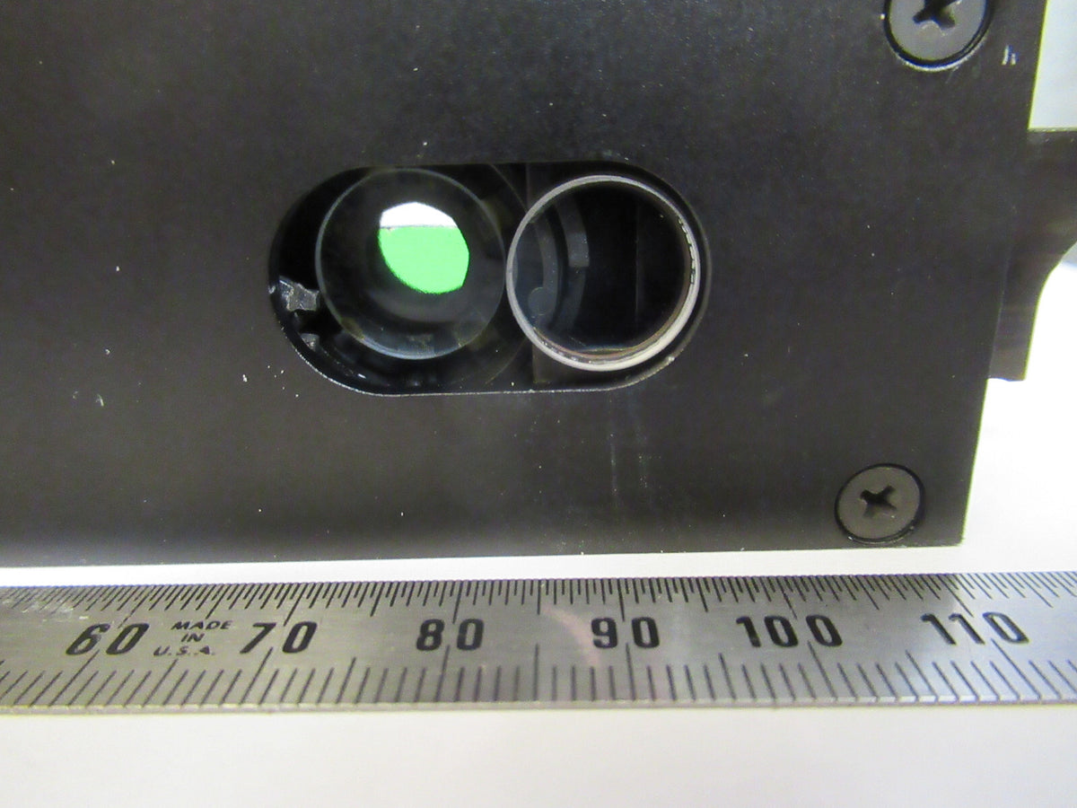 LEICA DMRE GERMANY BLOCK DIAPHRAGM IRIS MICROSCOPE PART AS PICTURED H2-A-18
