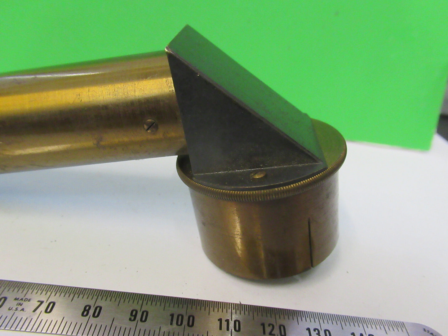 Antique Brass Tubus Unknown Rare Collimator Scope Part