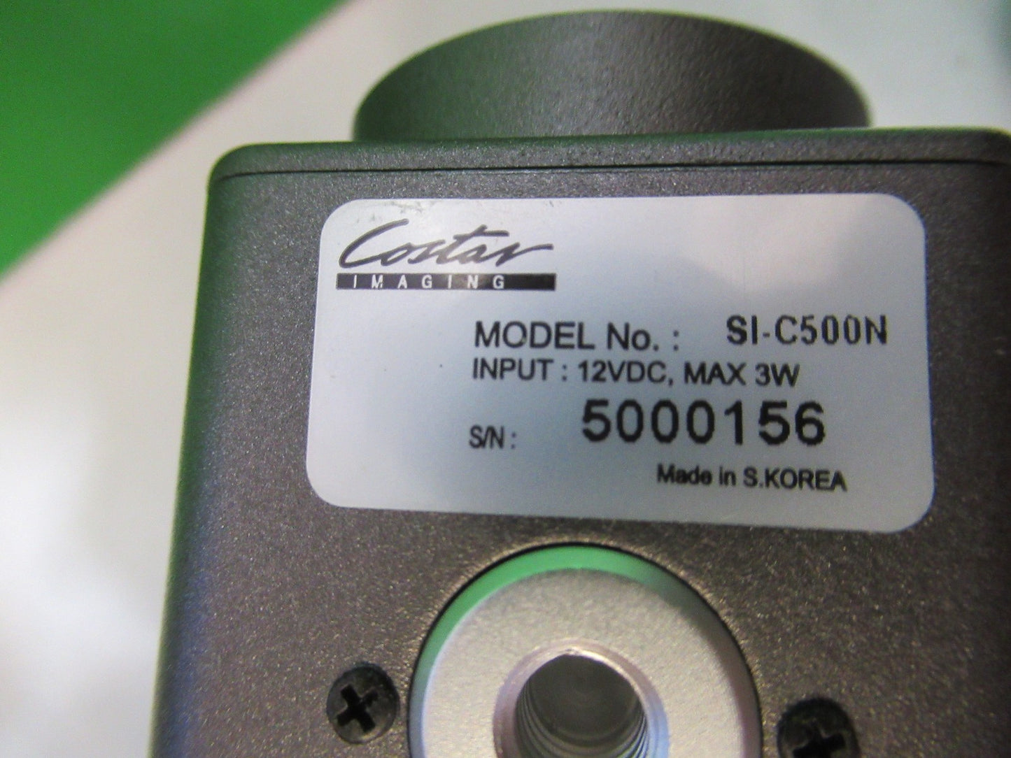 BIOMEDX CAMERA  COSTAR IMAGING ASSEMBLY MICROSCOPE PART AS PICTURED T3-B-31