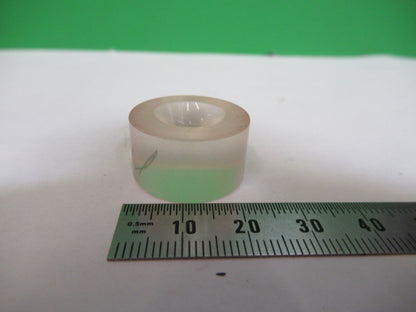 OPTICAL  WEIRD LENS PLANO CONCAVE TOOL GLASS OPTICS AS PICTURED S4-B-15