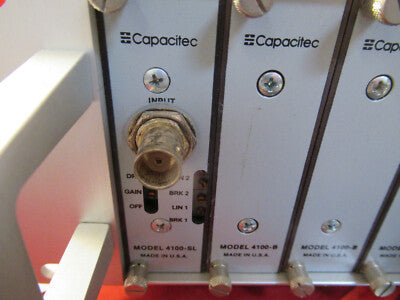 CAPACITEC 4100-SL -C CAPACITANCE TRANSDUCER SIGNAL CONDITIONER for SENSORS #TD-3
