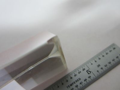 MICROSCOPE PART [chipped] PRISM + MIRROR SIDE OPTICS AS IS BIN#J8-19