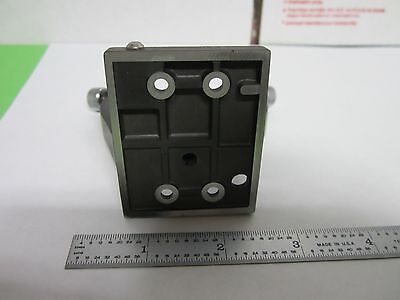 MICROSCOPE PART NIKON JAPAN CONDENSER HOLDER OPTICS AS IS BIN#N7-77-N