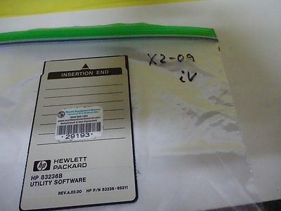HP HEWLETT PACKARD 83236B UTILITY SOFTWARE PCMCIA CARD AS IS BIN#X2-09