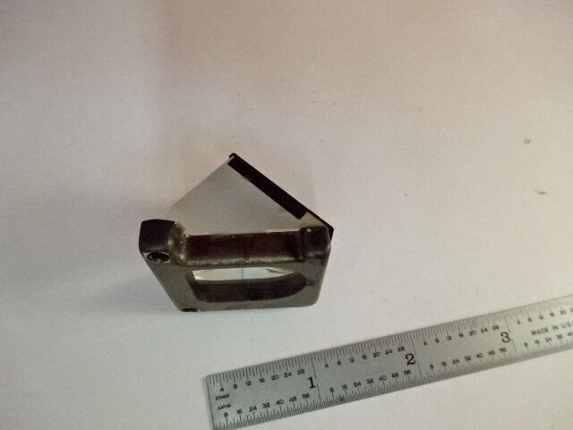 GLASS PRISM OLYMPUS JAPAN HEAD OPTICS MICROSCOPE PART AS IS &2-A-04