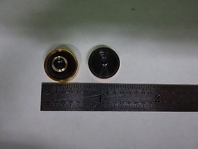 MICROSCOPE PART OBJECTIVE LENSES ?? OPTICS AS IS BIN#Y7-09