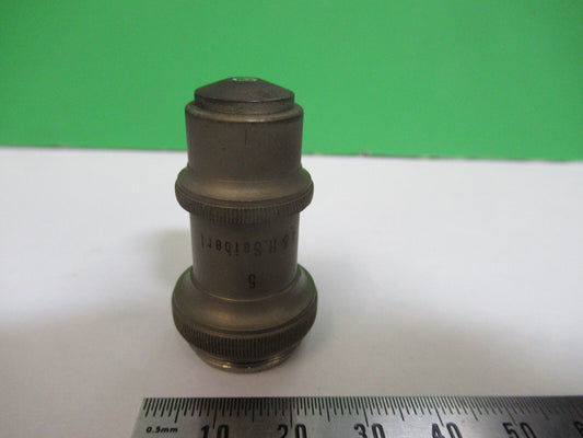 Seibert "5" Objective Lens Optics Microscope Part