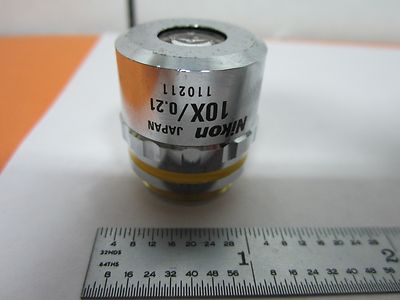 Microscope Objective Nikon 10X CF Plan Optics AS IS
