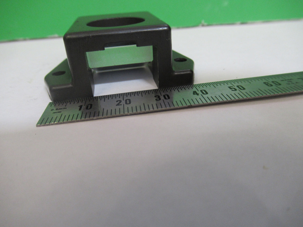 MICROSCOPE PART BAUSCH LOMB GLASS PRISM MOUNTED OPTICS AS PICTURED 80-B-10