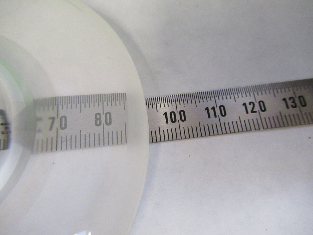WEIRD HUGE LENS OPTICAL BK7 CONVEX CONCAVE MIL SPEC  OPTICS  AS PICTURED S1-B-08