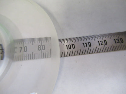 WEIRD HUGE LENS OPTICAL BK7 CONVEX CONCAVE MIL SPEC  OPTICS  AS PICTURED S1-B-08