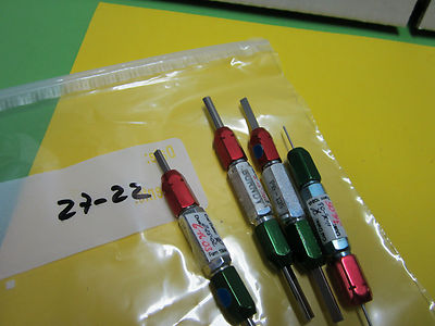 LOT 4 EA METROLOGY INSPECTION GO NO-GO STANDARDS BIN#27-22