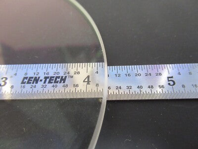 OPTICAL BK7 GLASS ROUND WINDOW PLATE 4.25" DIAMETER OPTICS AS PICTURED FT-1-A-67
