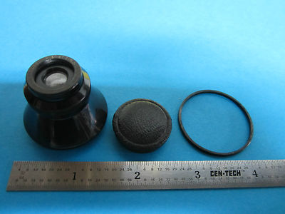 Rare Microscope Objective Lens Carl Zeiss AG Jena Germany PlanAR 4.5X 3.5 cm Optics