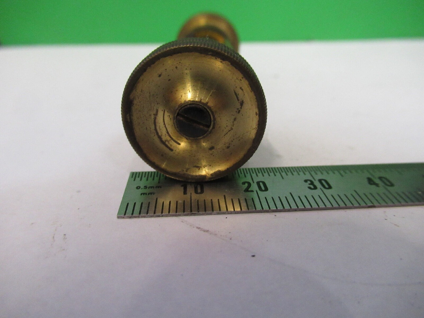 ANTIQUE BAUSCH LOMB BRASS MICRO STAGE KNOBS MICROSCOPE PART AS PICTURED G5-A-57