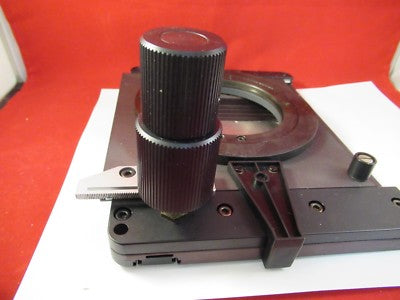 LEICA DMR GERMANY STAGE TABLE POL ROTATES 563546 POLARIZATION MICROSCOPE 90-FT97