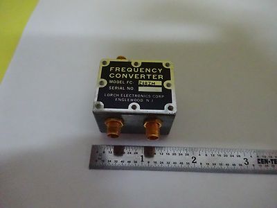 RF MICROWAVE FREQUENCY CONVERTER LORCH 218ZM SMA CONNECTOR AS IS  BIN#P9-04