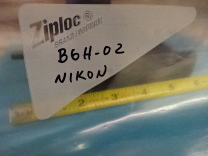 MICROSCOPE PART NIKON OPTIPHOT JAPAN STAGE TABLE MICROMETER AS IS #B6H-02