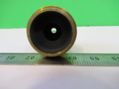 ANTIQUE BRASS OBJECTIVE LENS BECK UK LONDON MICROSCOPE PART AS PICTURED Y3-B-06