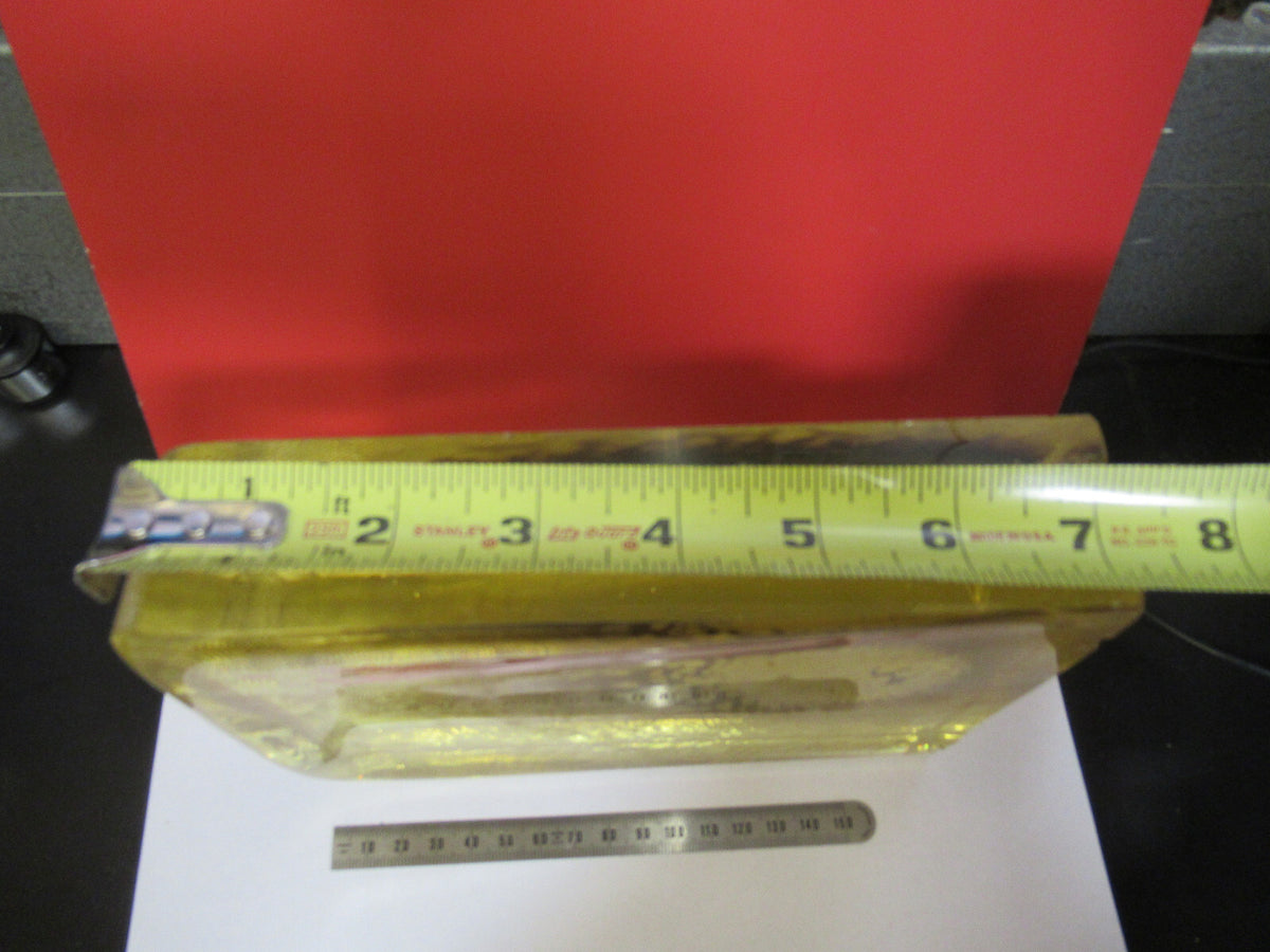 HUGE PIECE OF PHOSPHATE GLASS BLOCK as melted  VERY RARE AS PICTURED G4-A-11