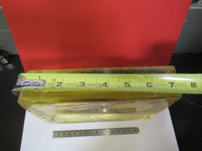 HUGE PIECE OF PHOSPHATE GLASS BLOCK as melted  VERY RARE AS PICTURED G4-A-11