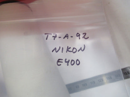 NIKON E400 ECLIPSE POL RELAY LENS TRINOCULAR MICROSCOPE PART AS PICTURED T7-A-92