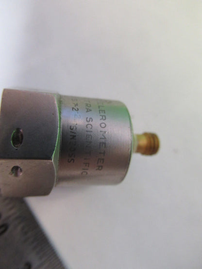 ELECTRA SCIENTIFIC SENSOR ACCELEROMETER 10-32 connector AS PICTURED  98-A-14