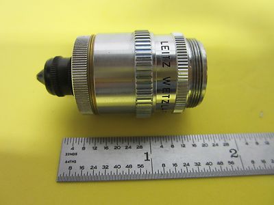 LEITZ WEIRD OBJECTIVE FLU MICROSCOPE OPTICS AS IS BIN#A1-T-88