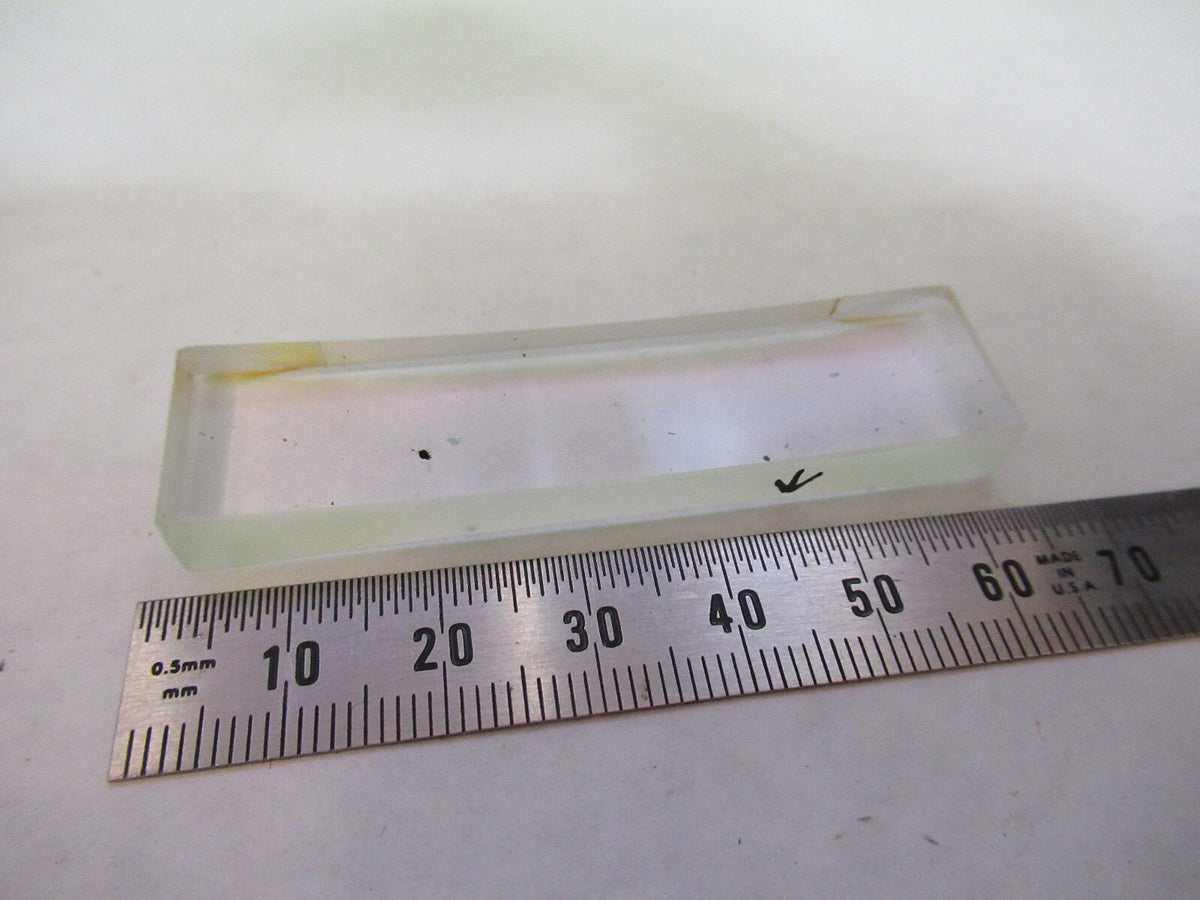 OPTICAL RECTANGULAR LENS OPTICS BI CONCAVE OPTICS  AS PICTURED S7-A-12