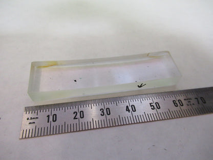 OPTICAL RECTANGULAR LENS OPTICS BI CONCAVE OPTICS  AS PICTURED S7-A-12