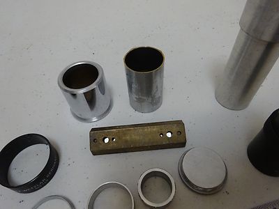 Microscope Parts Lot Pieces Ernst Leitz Germany - Optics AS IS