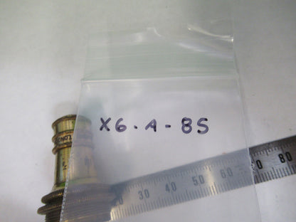 WATSON LONDON ANTIQUE BRASS OBJECTIVE MICROSCOPE PART OPTICS AS PICTURED X6-A-85