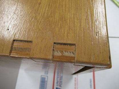 EMPTY OLYMPUS JAPAN WOOD CABINET BOX MICROSCOPE PART AS PICTURED &TA-4