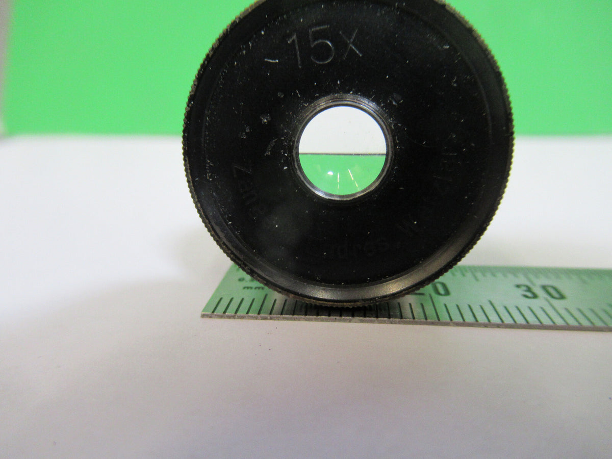 Antique Zanger & Endres Wetzlar 15X Eyepiece Microscope Part