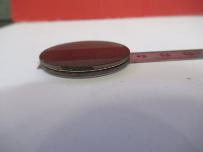 OPTICS POLARIZER POL GLASS MICROSCOPE PART OPTICAL AS PICTURED T1-A-14