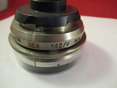 SPECTRA-TECH REFLACHTOMAT OBJECTIVE 15X MICROSCOPE PART AS PICTURED &Q5-A-21