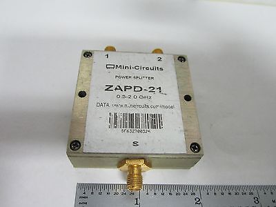 MINI CIRCUITS ZAPD-21 POWER SPLITTER 2GHz RF MICROWAVE FREQUENCY AS IS BIN#J4-29