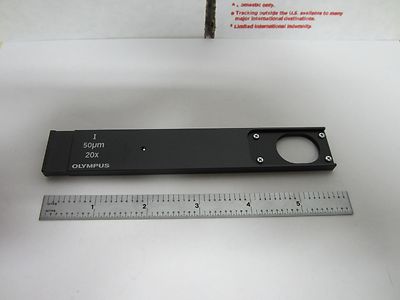 Olympus Microscope Slide AH2-SLM20 Filter Optics