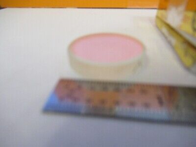 OPTICAL COATED FLAT 1" DIAMETER LASER OPTICS AS PICTURED &15-FT-X41