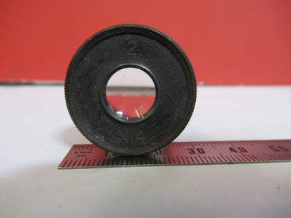 Emil Busch A.g. 4X Antique Eyepiece Ocular Microscope Part Optics