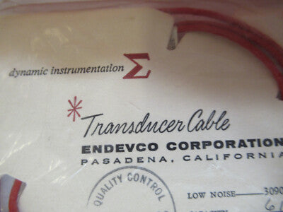 PCB ENDEVCO LOW NOISE CABLE 24in 3090A for accelerometer  AS PICTURED &Q1-FT-66