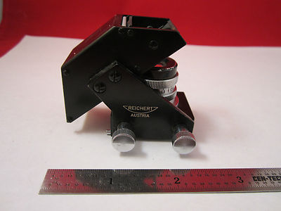 MICROSCOPE OPTICAL PART REICHERT AUSTRIA + OBJECTIVE ITALY OPTICS  BIN#PMEL