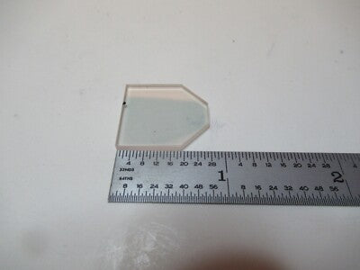 OPTICAL COATED TRUNCATED GLASS FILTER OPTICS AS PICTURED &16-B-08