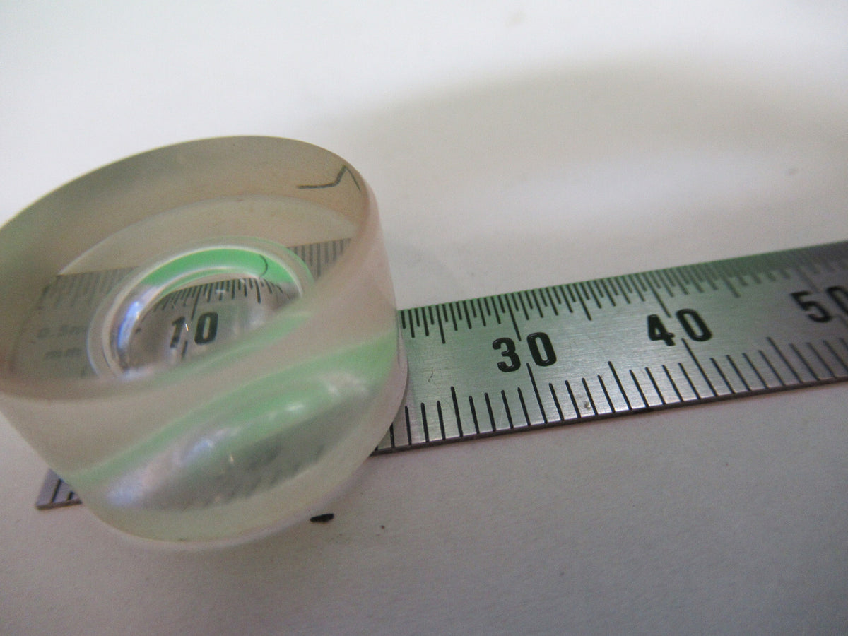 OPTICAL  WEIRD LENS PLANO CONCAVE TOOL GLASS OPTICS AS PICTURED S4-B-15