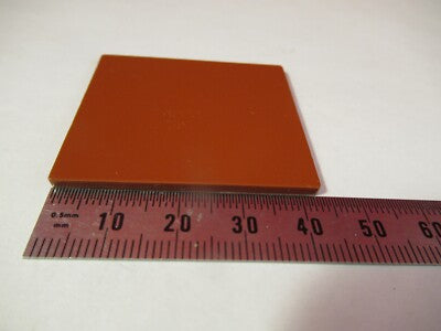 Optical Plate Opaque Terracotta Color Optics