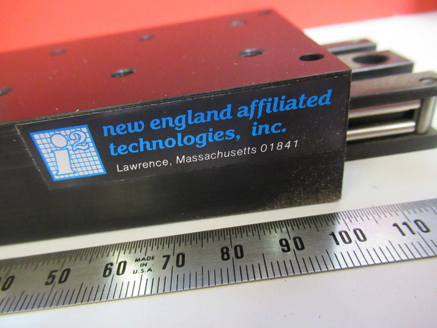 linear positioning slide NEW ENGLAND MICROSCOPE PART AS PICTURED  S3-B-68