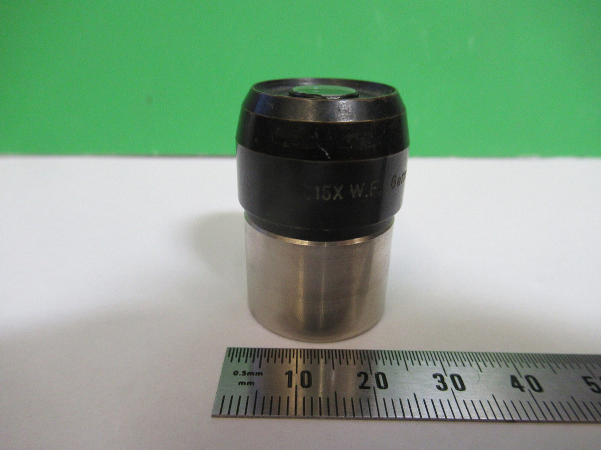 Antique Unknown 15X Wf Ocular Eyepiece Microscope Part