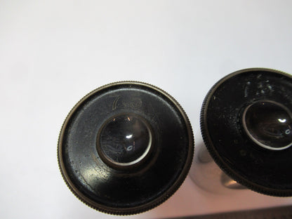 Bausch & Lomb 7.5 Antique Eyepiece Pair Lens Microscope Part
